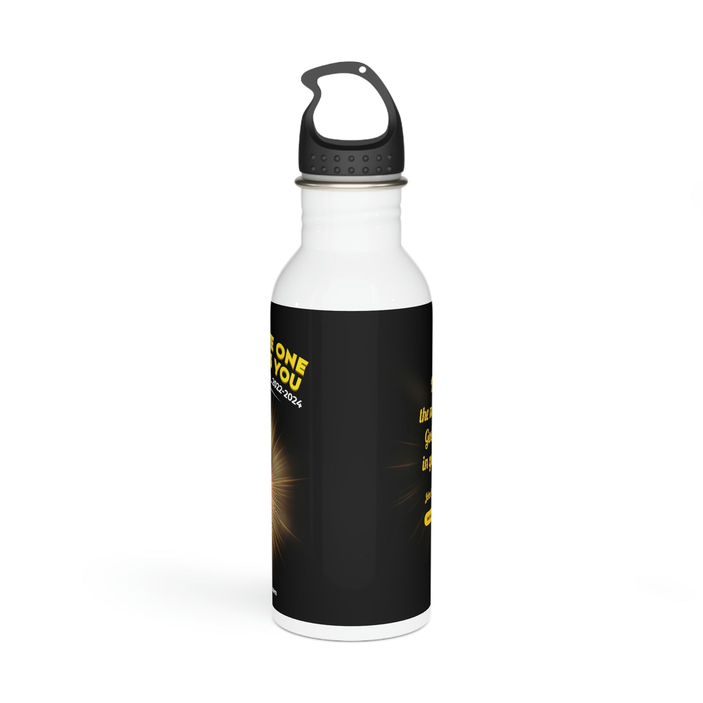 Be with the one who loves you Stainless Steel Water Bottle