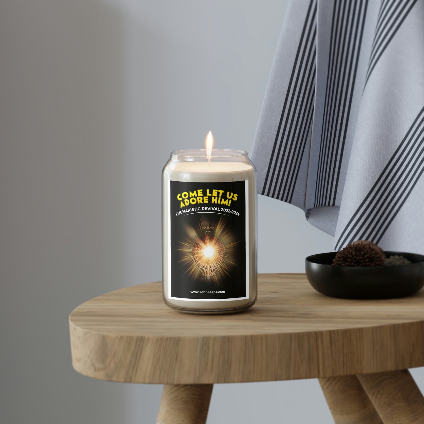 Come let us adore him Large Scented Candle, 13.75oz